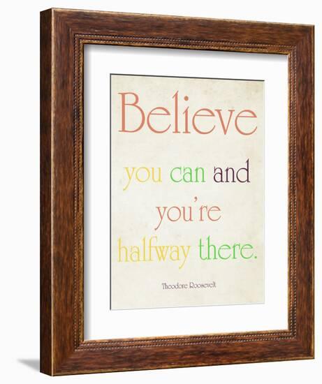 Believe You Can-Sylvia Coomes-Framed Premium Giclee Print