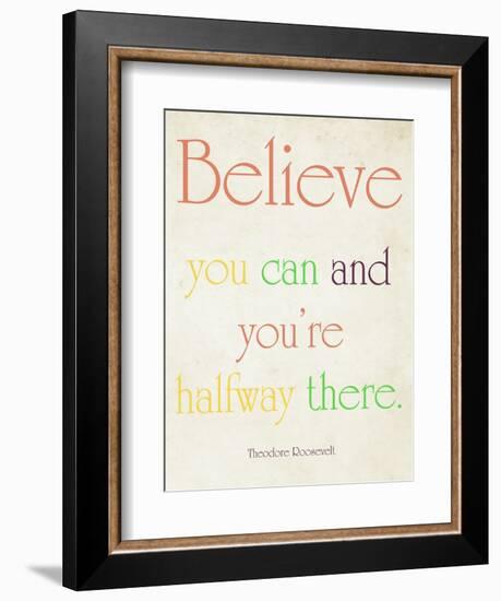 Believe You Can-Sylvia Coomes-Framed Premium Giclee Print