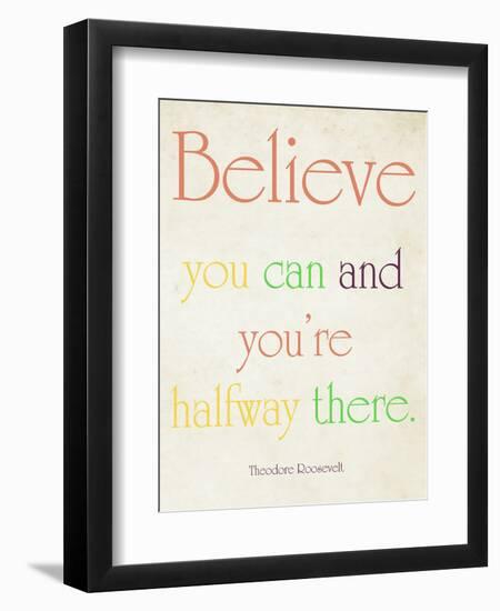 Believe You Can-Sylvia Coomes-Framed Premium Giclee Print