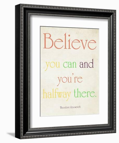 Believe You Can-Sylvia Coomes-Framed Premium Giclee Print