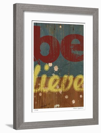 Believe-Mj Lew-Framed Giclee Print