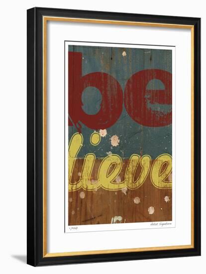 Believe-Mj Lew-Framed Giclee Print