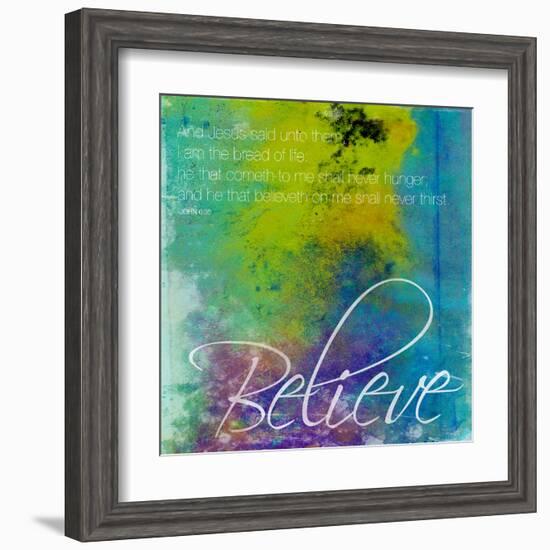 Believe-Jace Grey-Framed Art Print