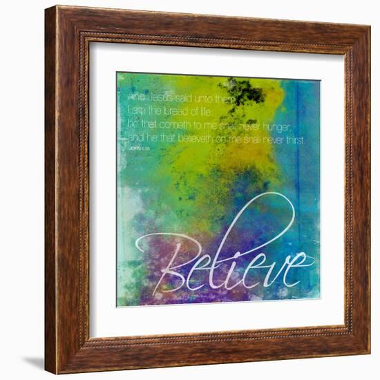 Believe-Jace Grey-Framed Art Print