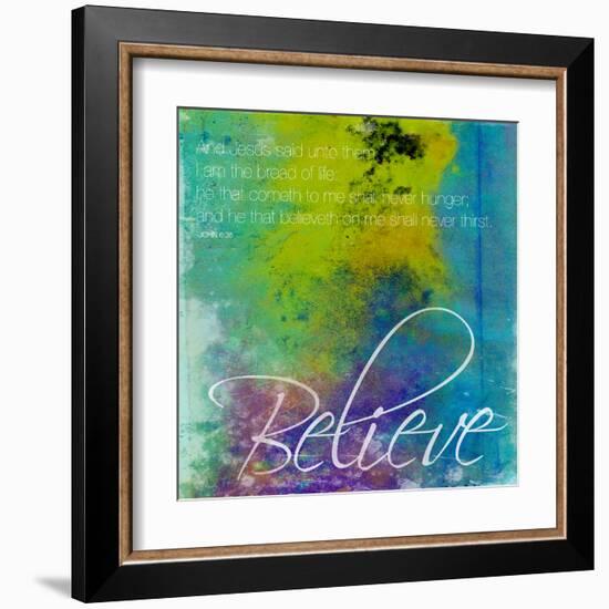 Believe-Jace Grey-Framed Art Print