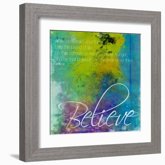 Believe-Jace Grey-Framed Art Print