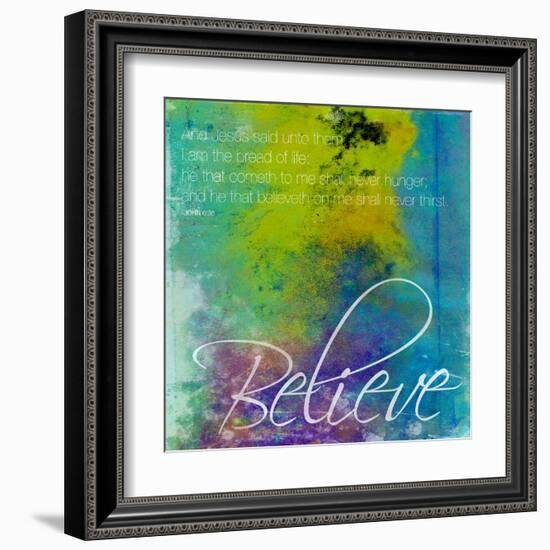 Believe-Jace Grey-Framed Art Print