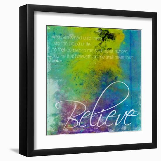 Believe-Jace Grey-Framed Art Print