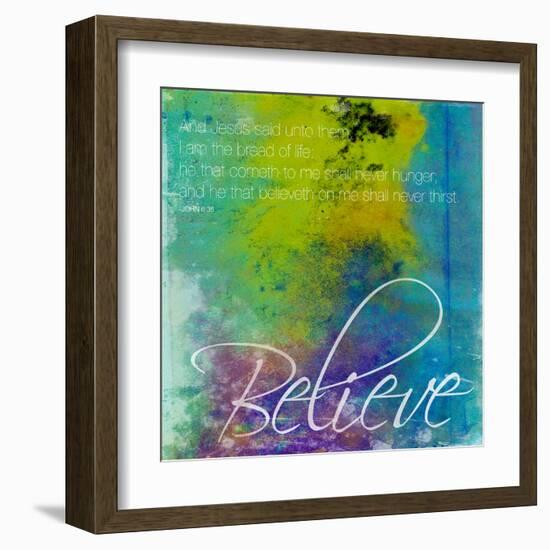 Believe-Jace Grey-Framed Art Print