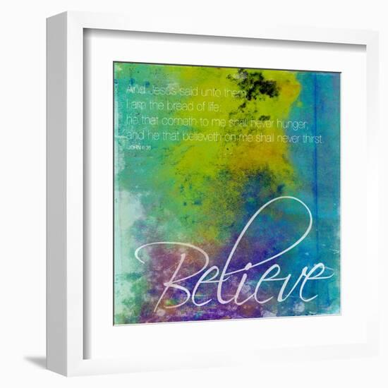 Believe-Jace Grey-Framed Art Print