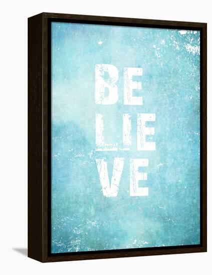 Believe-null-Framed Stretched Canvas