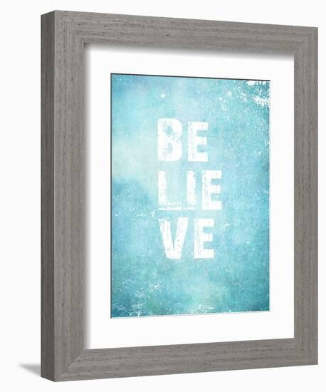 Believe-null-Framed Art Print