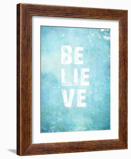 Believe-null-Framed Art Print