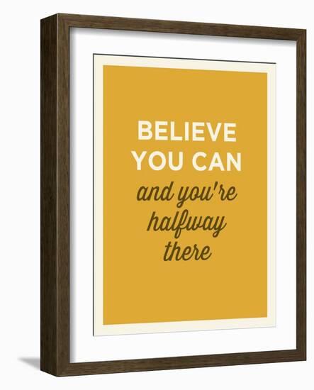 Believe-null-Framed Art Print