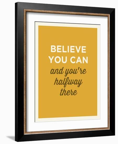 Believe-null-Framed Art Print