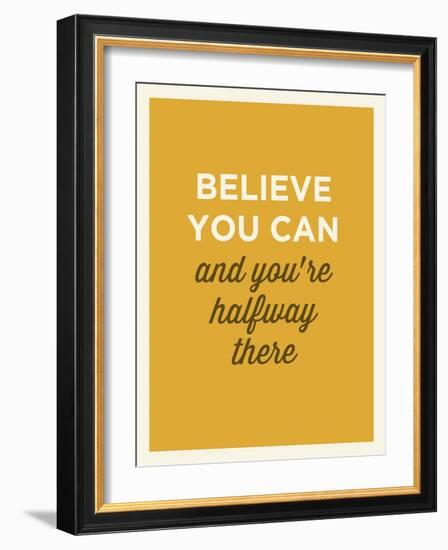 Believe-null-Framed Art Print