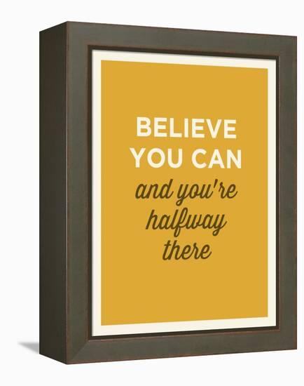 Believe-null-Framed Stretched Canvas