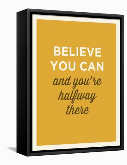 Believe-null-Framed Stretched Canvas