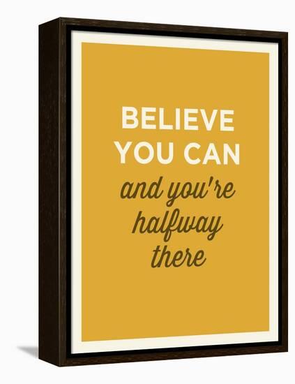 Believe-null-Framed Stretched Canvas