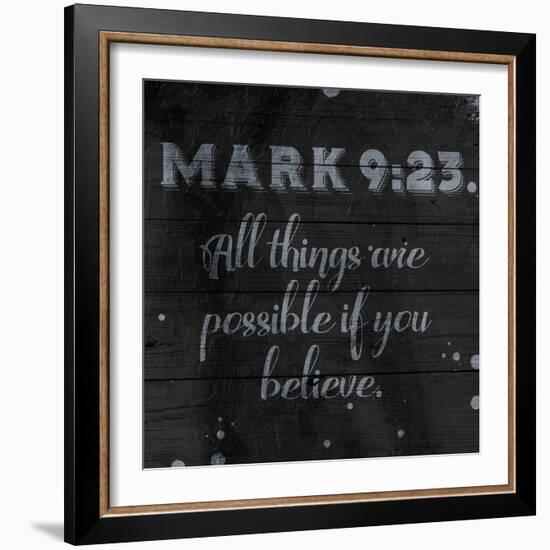 Believe-Jace Grey-Framed Art Print