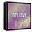 Believe-Vintage Skies-Framed Premier Image Canvas