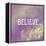 Believe-Vintage Skies-Framed Premier Image Canvas