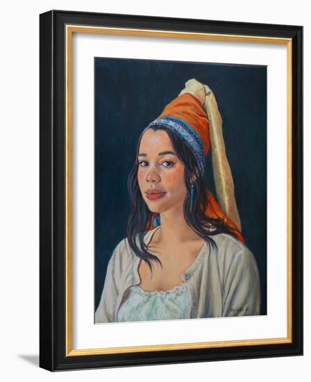 Belinda 2021 (oil on canvas)-Tilly Willis-Framed Giclee Print