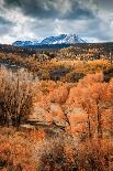 Multnomah Falls in fall color-Belinda Shi-Photographic Print