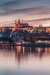 Prague Castle in sunset-Belinda Shi-Framed Photographic Print