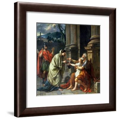 Belisarius Begging for Alms, 1781 Giclee Print by Jacques-Louis David ...