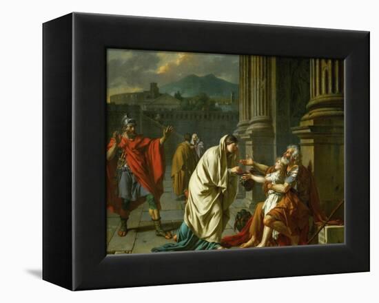 Belisarius Begging for Alms-Jacques-Louis David-Framed Premier Image Canvas