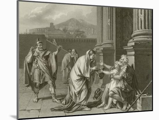 Belisarius Begging for Alms-Jacques-Louis David-Mounted Giclee Print