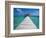 Belize, Ambergris Caye, San Pedro, Ramons Village Resort Pier and Palapa-Jane Sweeney-Framed Photographic Print