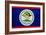 Belize Flag Design with Wood Patterning - Flags of the World Series-Philippe Hugonnard-Framed Art Print