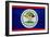 Belize Flag Design with Wood Patterning - Flags of the World Series-Philippe Hugonnard-Framed Art Print