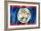 Belize Flag-daboost-Framed Art Print