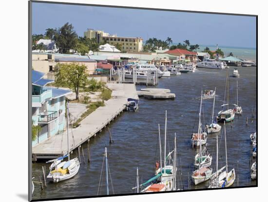 Belize Harbour, Belize City, Belize, Central America-Jane Sweeney-Mounted Photographic Print