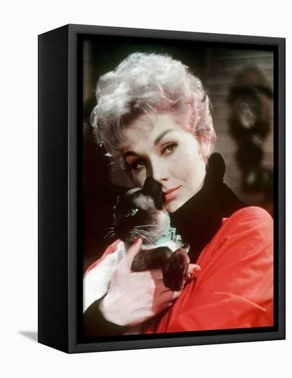 BELL, BOOK AND CANDLE, 1958 directed by RICHARD QUINE Kim Novak (photo)-null-Framed Stretched Canvas