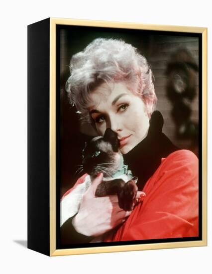 BELL, BOOK AND CANDLE, 1958 directed by RICHARD QUINE Kim Novak (photo)-null-Framed Stretched Canvas