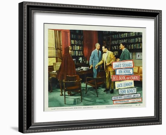 Bell, Book, and Candle, 1958-null-Framed Art Print