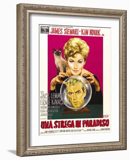 Bell, Book, and Candle, (aka Una Strega in Paradiso), 1958-null-Framed Art Print