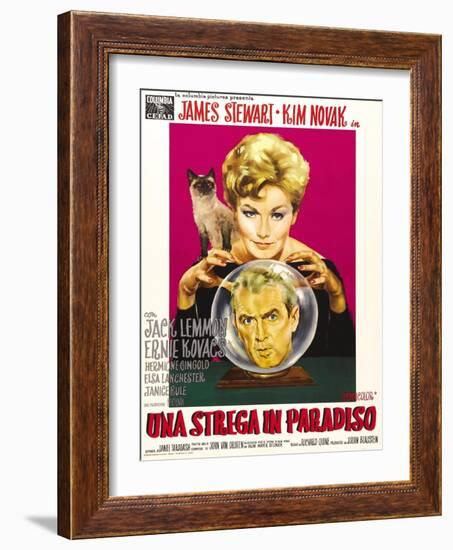 Bell, Book, and Candle, (aka Una Strega in Paradiso), 1958-null-Framed Art Print
