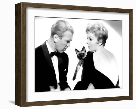 Bell, Book, and Candle, James Stewart, Kim Novak, 1958-null-Framed Photo