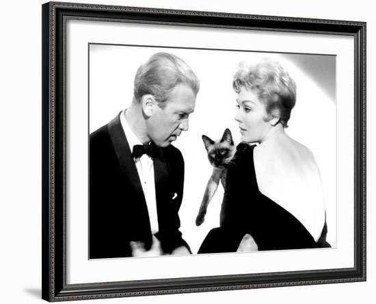 Bell, Book, and Candle, James Stewart, Kim Novak, 1958-null-Framed Photo