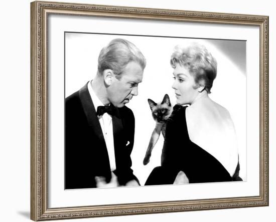 Bell, Book, and Candle, James Stewart, Kim Novak, 1958-null-Framed Photo