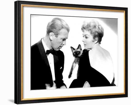 Bell, Book, and Candle, James Stewart, Kim Novak, 1958-null-Framed Photo