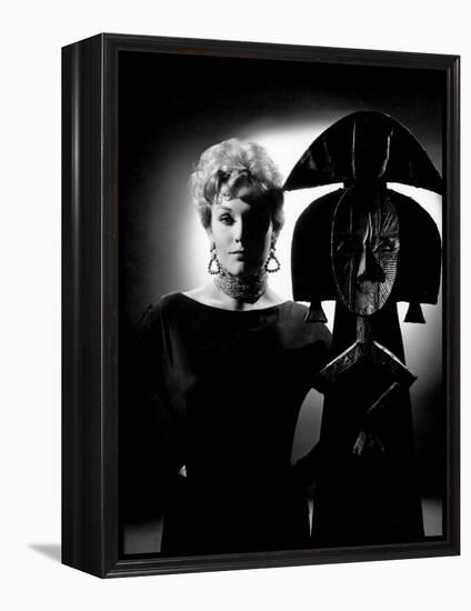 Bell, Book, and Candle, Kim Novak, 1958-null-Framed Stretched Canvas