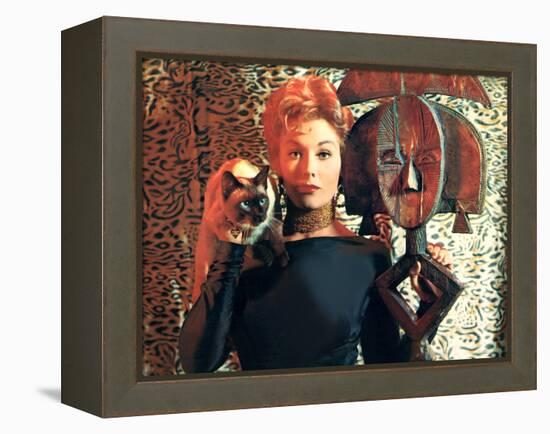 Bell, Book, And Candle, Kim Novak, 1958-null-Framed Stretched Canvas