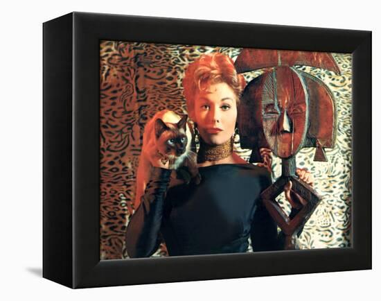 Bell, Book, And Candle, Kim Novak, 1958-null-Framed Stretched Canvas