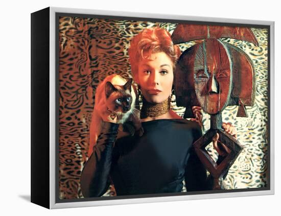 Bell, Book, And Candle, Kim Novak, 1958-null-Framed Stretched Canvas